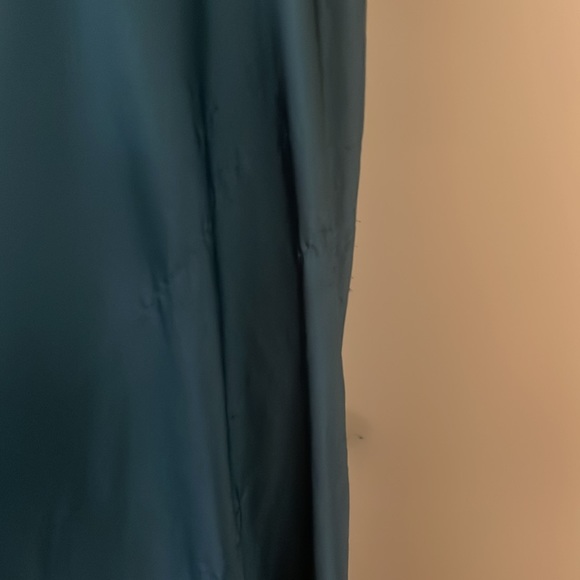 Vince silk blue slip in turquoise. Size large - Picture 6 of 6